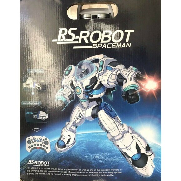 New Rastar RS-Robot Animated Spaceman Cyborg Kingbot Remote Controlled 11 Func - Picture 1 of 10